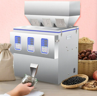 Machine de remplissage automatique de poudre granulaire à trois têtes, facile à utiliser, pour emballage alimentaire, mélange et remplissage alterné de sacs de 1 à 200 g