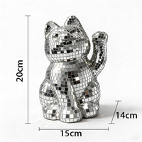 Citrouille miroir disco personnalisée en gros pour Halloween rétro, fête d'automne, décoration intérieure, vente en gros