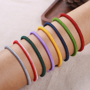 Pulseras <span class=keywords><strong>de</strong></span> cordón trenzado rojo hechas a mano <span class=keywords><strong>de</strong></span> fábrica, nudos <span class=keywords><strong>de</strong></span> <span class=keywords><strong>amor</strong></span> <span class=keywords><strong>de</strong></span> moda, nudos en forma <span class=keywords><strong>de</strong></span> corazón <span class=keywords><strong>de</strong></span> la suerte, cuerda multicolor, cuerda <span class=keywords><strong>de</strong></span> <span class=keywords><strong>amistad</strong></span> para parejas - Product Image 4