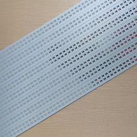 Carte PCB en aluminium personnalisée pour LED, 1,0 mm, 35 µm, sans plomb, HASL, dissipateur de chaleur pour éclairage LED PCBA