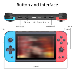 Consola de Juegos Portátil X X51, Pantalla IPS de 5 Pulgadas 800*480, 4 Núcleos ARM CortexA9, Salida HDMI para TV, Compatible con Dos Controles, Retro - Product Image 3