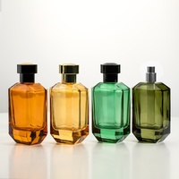 Nouveau design Bouteille de parfum fantaisie de qualité supérieure Bouteille de parfum vide en verre de luxe Bouteille de parfum unique de 100ml