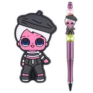 Cuentas de <span class=keywords><strong>Perlas</strong></span> de Imitación Kawaii para Niños, Cuentas Sueltas para Manualidades, Suministros para Hacer Joyas, Cuentas Redondas de PVC - Product Image 5
