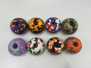 كرة حيوانات أليفة عالية الجودة ومتينة من مادة EVA مع ميزة تنظيف الأسنان القوية، تصميم عصري، لعبة مستدامة للكلاب والقطط - Product Image 2