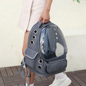 Kişiselleştirilmiş Şık Taşınabilir Nefes Alabilen Oxford Kumaşlı Şeffaf Pencereli Evcil Hayvan Sırt Çantası (Dış Mekan Kullanımı İçin) - Product Image 6
