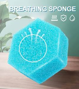 Éponge de nettoyage de cuisine douce dans l'eau chaude, ferme dans l'eau froide, éponge en cellulose réutilisable et lavable pour le nettoyage de la vaisselle - Product Image 5
