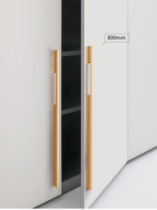 Simple Modern Europe Style Aluminum Alloy Wardrobe <b>Cabinet</b> Door Handles Drawer Pulls for Kitchen Dresser <b>Cabinet</b>-Customizable - Product Image 3
