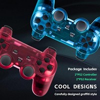 Control de Juego P2 con Vibración, Inalámbrico 2.4G, Transparente, en Oferta