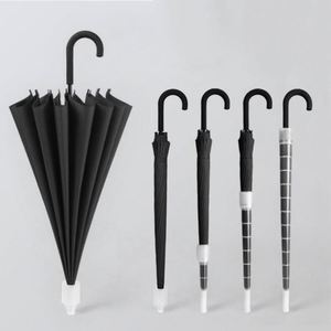 Parapluie droit innovant en plastique avec impressions de logo, modèle 2021 du fabricant - Product Image 1