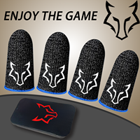 Manchons de jeu en fibre d'argent : ultra-fins et confortables, antidérapants et à toucher sensible. Idéal pour les jeux d'e-sport.