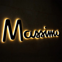 Letrero Comercial con Logotipo 3D Retroiluminado 100% Personalizado, Diseño Profesional, Renderizado 3D Gratuito, Señalización Corporativa