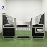 Establo Portátil para Caballos, Prefabricado, de Acero Galvanizado, Resistente a la Intemperie, Modular, para Exteriores