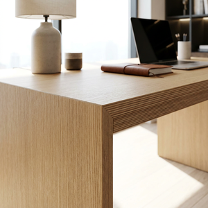 Pannello in compensato impiallacciato in rovere bianco 4x8, venatura dritta, <span class=keywords><strong>impiallacciatura</strong></span> in legno naturale, compensato decorativo per mobili e taglio laser - Product Image 5