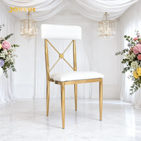 Nouvelles tendances Location de banquets de luxe Chaises de mariage dorées pour événement