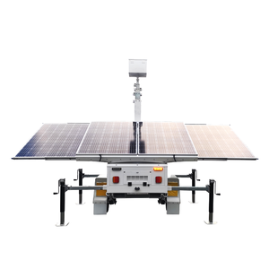 Torre de Iluminación Solar con Mástil para Cámara de Vigilancia, Resistente a la Intemperie, para Cámara CCTV - Product Image 1