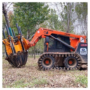 Machine de transplantation d'arbres à moteur diesel pour usage forestier et en pépinière avec grappin hydraulique et moteur intégré - Product Image 2