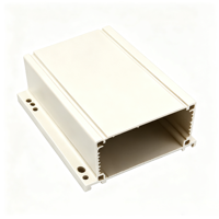 Boîtier en aluminium extrudé sur mesure, profilé en aluminium OEM, boîtier de circuit imprimé, découpe CNC, taraudage, coque électronique pour dispositif industriel