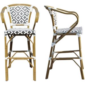 ZUOAN OEM <span class=keywords><strong>เก้าอี้</strong></span>สตูลบาร์สูงสำหรับเด็ก,<span class=keywords><strong>เก้าอี้</strong></span>รับประทานอาหารทำจากหวายฝรั่งเศสสไตล์อเมริกัน - Product Image 3
