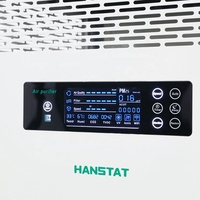 Purificador de Aire Portátil de Alta Calidad HANSTAT con Esterilizador de Plasma UVC, Filtro HEPA H13 y Carbón Activado, Elimina PM2.5