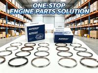 طقم حلقات مكبس بجودة OEM STD 0.25 0.50 75 مم لسيارات شيري SQR477F 1.5L فولوين 2 كوين E3 QQ OE 477F-BJ1004033 مناسب مباشرة