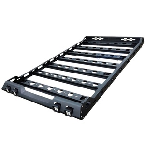 Support de vélo plat personnalisé <span class=keywords><strong>pour</strong></span> Ford F150 LC80 Fortuner NP300 Hiace <span class=keywords><strong>Van</strong></span> Toyota Tacoma, en acier, fer, aluminium, <span class=keywords><strong>pour</strong></span> le toit de la voiture - Product Image 1