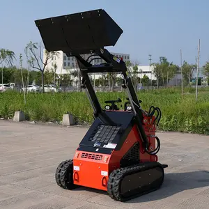 Mini loader Skid chỉ đạo tuyết Blower CE cấp giấy chứng nhận mini Skid chỉ đạo Bộ nạp mới 300kg Mini Skid chỉ đạo