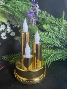 Dẫn taper ba-wick nến được sử dụng cho trang trí nội thất và trang trí Giáng sinh - Product Image 6