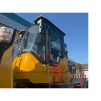 Chargeuse sur pneus robuste de 2 tonnes, moteur diesel, boîte de vitesses à commande PLC, puissance de 75 kW pour chantier, garantie 1 an, godet personnalisé