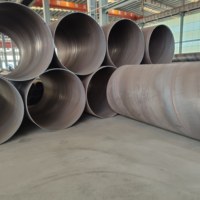 Tuyau en acier soudé en spirale API 5L X65 X70 X80 PSL2 SSAW, diamètre extérieur 219-3620 mm, épaisseur 6-25,4 mm, pour réseau de chauffage, lisse ou biseauté