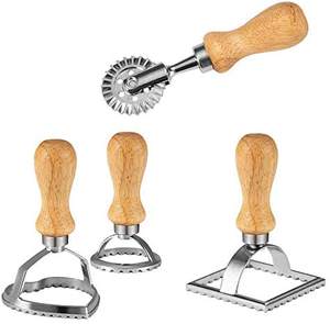 Moule de tampon à biscuits avec poignée en bois et bord cannelé, 7 pièces - Product Image 6