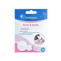 Patch anti-acné SmilePlus White le plus vendu - Répare et atténue les marques d'acné, invisible, respirant, hydrocolloïde, usage médical, plusieurs tailles 1