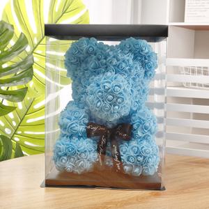 Oso <span class=keywords><strong>de</strong></span> Rosas Premium con Logotipo Personalizado ODIS, Diseñado con Fina Artesanía, el Más Vendido para Regalo <span class=keywords><strong>de</strong></span> Aniversario para Ella - Product Image 4