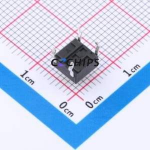 TP10813560 Tactile Switch Through hole Component (THT),6x6mm Switch Single Pole Single Throw Round Button 3.5N Through Hole - Product Image 2