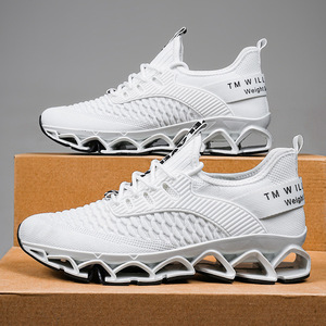 Zapatillas Deportivas Casuales <span class=keywords><strong>de</strong></span> Malla para Hombre, Estilo Blade, Transpirables, Color Sólido, Talla Grande 48, Color Coco, Directo <span class=keywords><strong>de</strong></span> Fábrica 2026 - Product Image 4