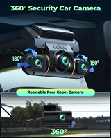 Caméra embarquée 4K 4 canaux 4CH avec WiFi GPS et 4 objectifs, enregistreur de conduite quad-lentilles, moniteur de stationnement 24H, vision nocturne, prix usine, OEM