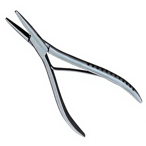 Alicates Profesionales ASAP de 5.2 Pulgadas para Cerrar Anillas y Tubos de Extensiones de Cabello, Acero Inoxidable, Lote de 10 Unidades, ¡Gran Venta! - Product Image 1
