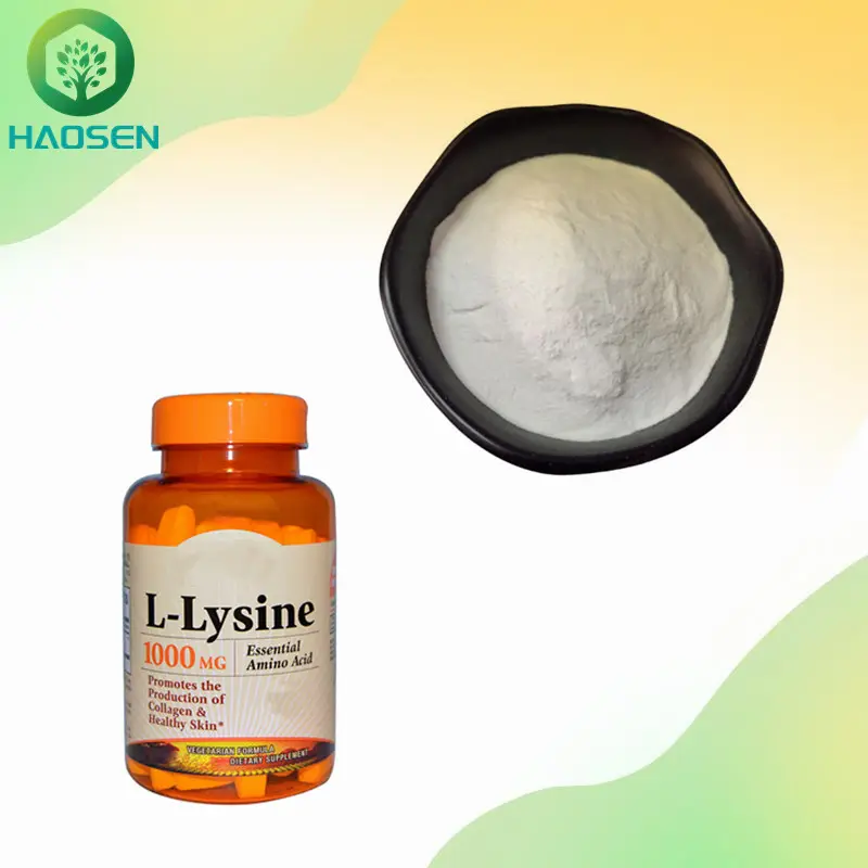 Polvo de L-lisina de grado alimenticio de aminoácidos OEM 99% L polvo de lisina