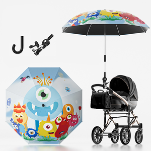 Gran oferta, soporte para paraguas, soporte para carrito <span class=keywords><strong>de</strong></span> empuje, silla <span class=keywords><strong>de</strong></span> Golf <span class=keywords><strong>de</strong></span> playa portátil, paraguas para cochecito <span class=keywords><strong>de</strong></span> bebé con abrazadera Universal ajustable - Product Image 4