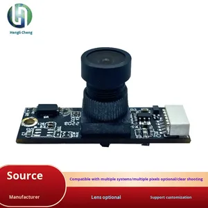 Module de caméra ultra grand angle compact à mise au point fixe multi-OS sans pilote <span class=keywords><strong>USB</strong></span> 2.0 avec capteur CMOS HD intelligent 2MP pour ordinateur portable/ordinateur de bureau/imprimante - Product Image 2
