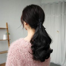 Peluca de cola de caballo con ondas de cinta 2P para mujer Extensión de pelo sintético con ondas de agua/profundas/corporales Estilo WD4B56A - Product Image 1