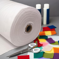Tissu en feutre acrylique de 90 cm de large, matériau de couture durable, feuilles multicolores pour décorations DIY
