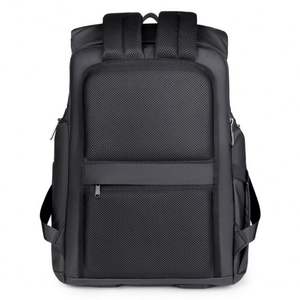 Sac à dos d'école professionnel multifonctionnel noir avec poche cachée, imperméable, logo personnalisé, sac à dos pour ordinateur portable de 15,6 pouces - Product Image 4
