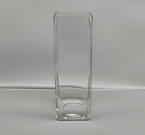 Unique Hand Blown <b>Tall</b> Rectangular Glass Modern Flower Arrangement Decor Luxury Floor Centerpiece for Home Hotel Display - Product Image 2