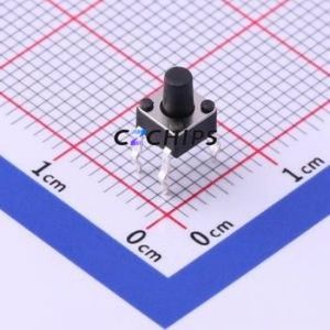 UK-B0201-G6-250 Tactile Switch Through hole Component (THT) Switch Single Pole Single Throw Round Button 2.5N Through Hole - Product Image 1