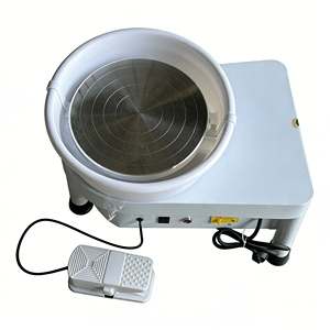 Factories for Sale in China 350W Electric <strong>Pottery</strong> Wheels 30cm Handmade Manual Ceramic <strong>Pottery</strong> Wheel <strong>Machine</strong> With Clay Tools - Product Image 1