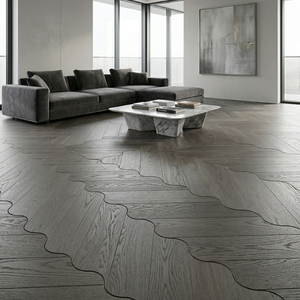 <span class=keywords><strong>Parquet</strong></span> de <span class=keywords><strong>Madera</strong></span> de Roble Blanco de Ingeniería con Bajo MOQ, 50 Tipos de Opciones, Instalación con Sistema Click Lock, Diseño Moderno para Villas y Gimnasios - Product Image 2