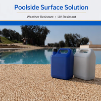 Colle à base de résine époxy bicomposante écologique pour revêtement de sol en béton perméable à l'eau