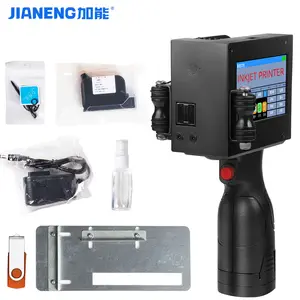 Jianeng Portable Code Machine Handheld Inkjet Handjet Printer For Plastic Bag Bottle