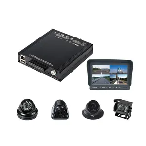 4CH AHD 1080P 4G + GPS + WIFI + G 센서 버스/트럭 카메라 시스템
