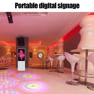 Biển Quảng Cáo Năng Lượng Pin Di Động Trong Nhà 43 49 55 Inch Màn Hình Cảm Ứng Di Động Áp Phích Kỹ Thuật Số <span class=keywords><strong>Lcd</strong></span> - Product Image 5